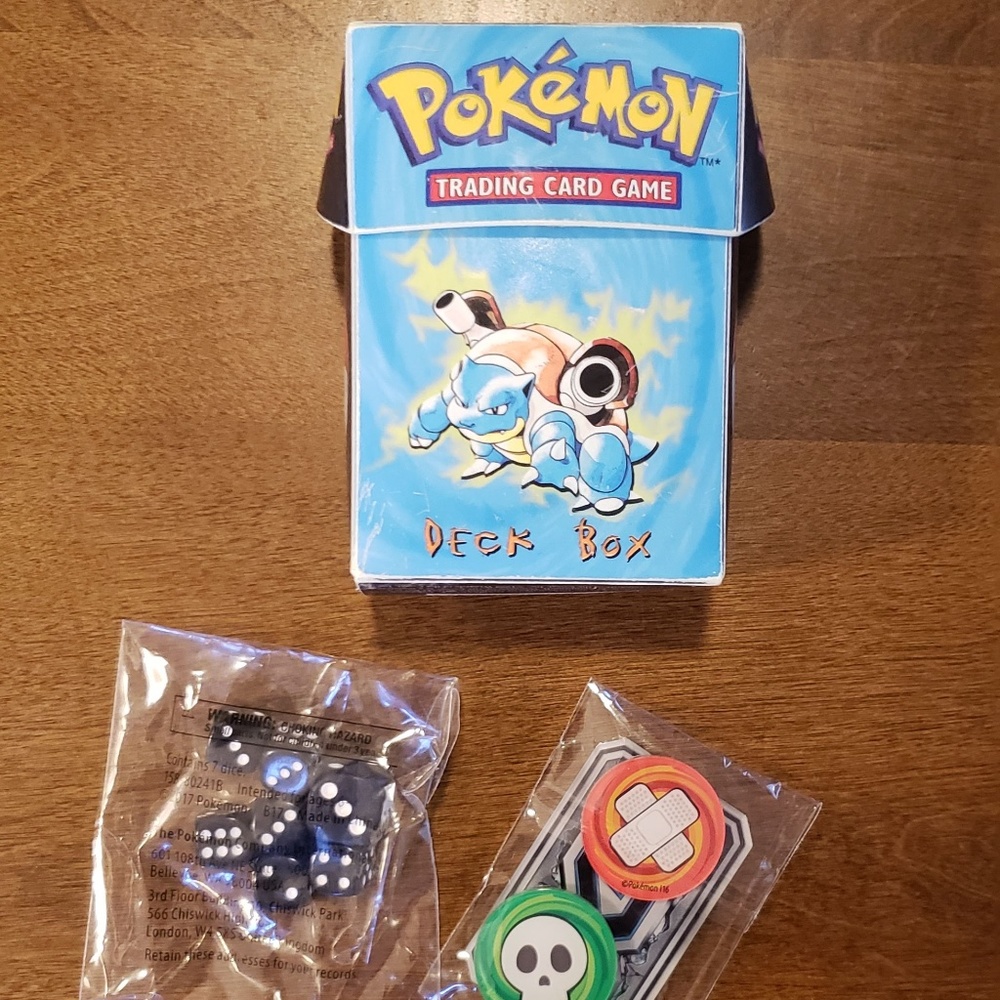 Vintage Blastoise Pokemon Card Case
